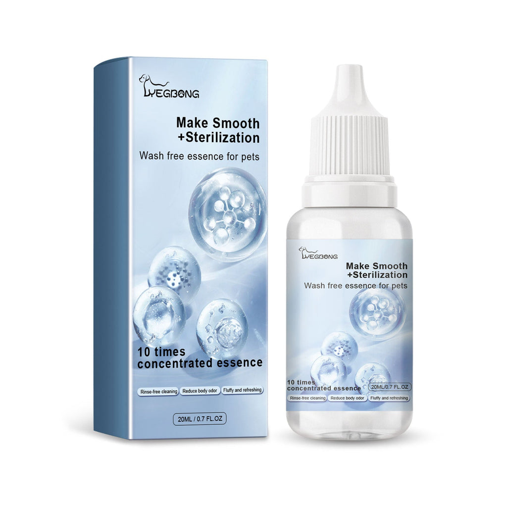 Yegbong - Wash Free Pet No-Rinse Care Odor Essence for Cats and Dogs