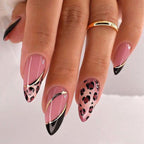 Nail Art - Mid Length Almond Nails (10 Sets/Multi Option)