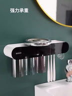 Ecoco - Wall Mounted Multi Toothbrush Holder