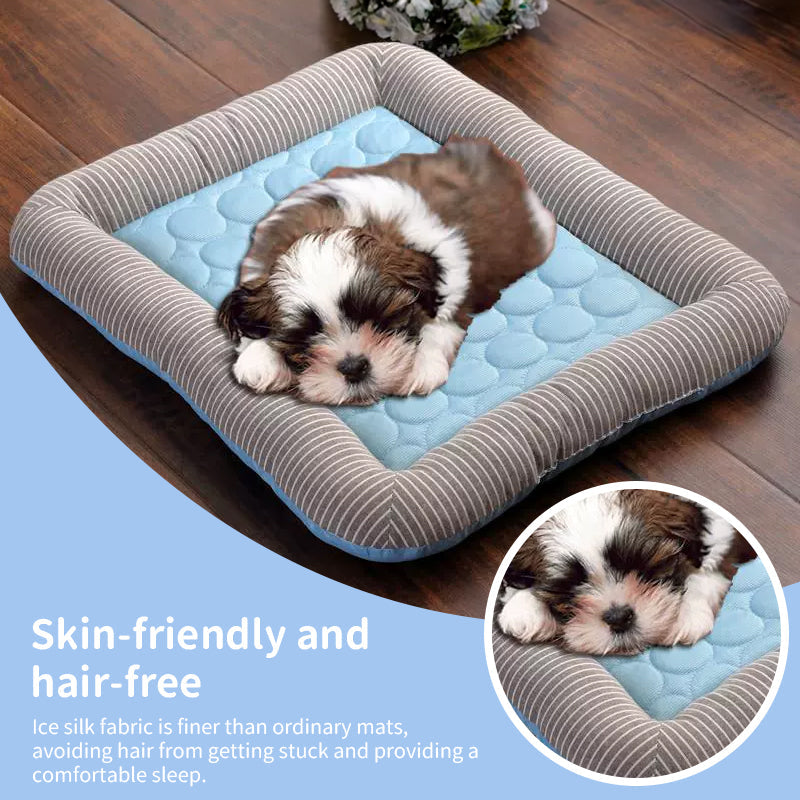 Cooling Pet Mats - Dogs & Cats Ice Silk, Breathable Soft Summer Pads