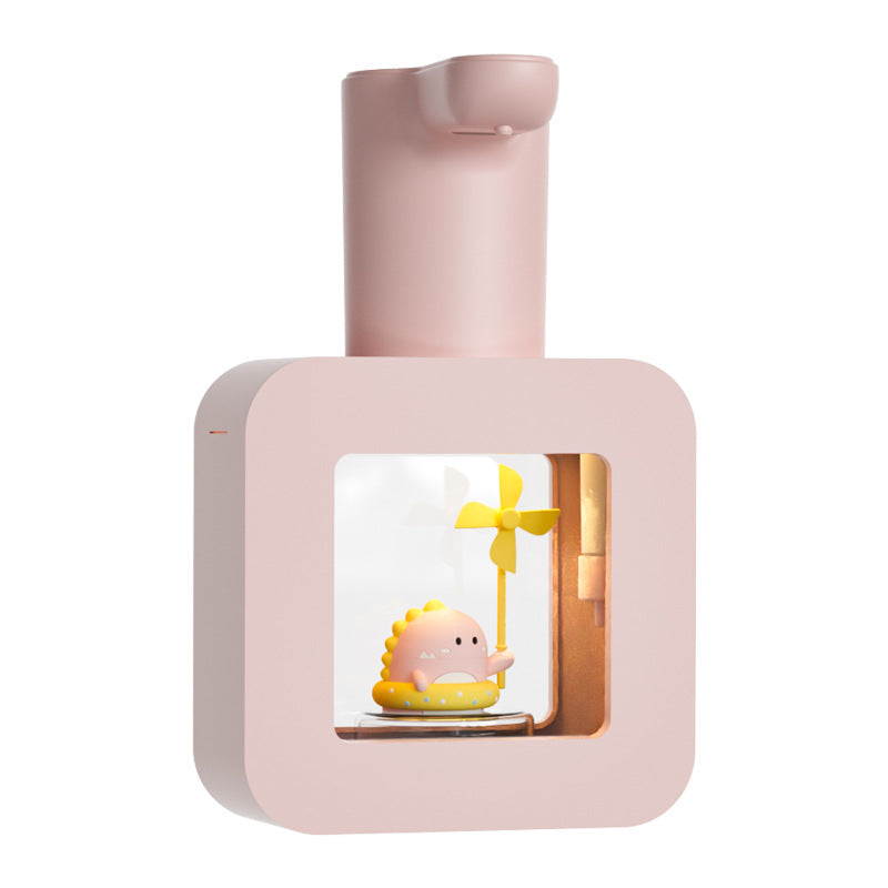 Cute Cat Rechargeable Touchless Automatic Soap Dispenser 400ml with Night Light