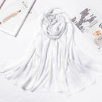 Hijab - Large Matte Satin Silk Headscarf