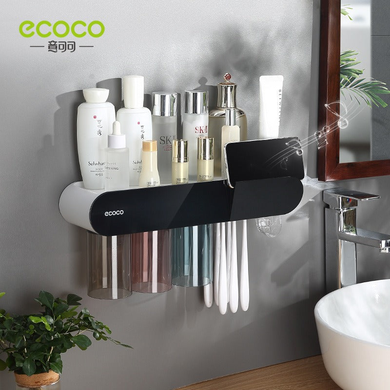 Ecoco - Wall Mounted Multi Toothbrush Holder