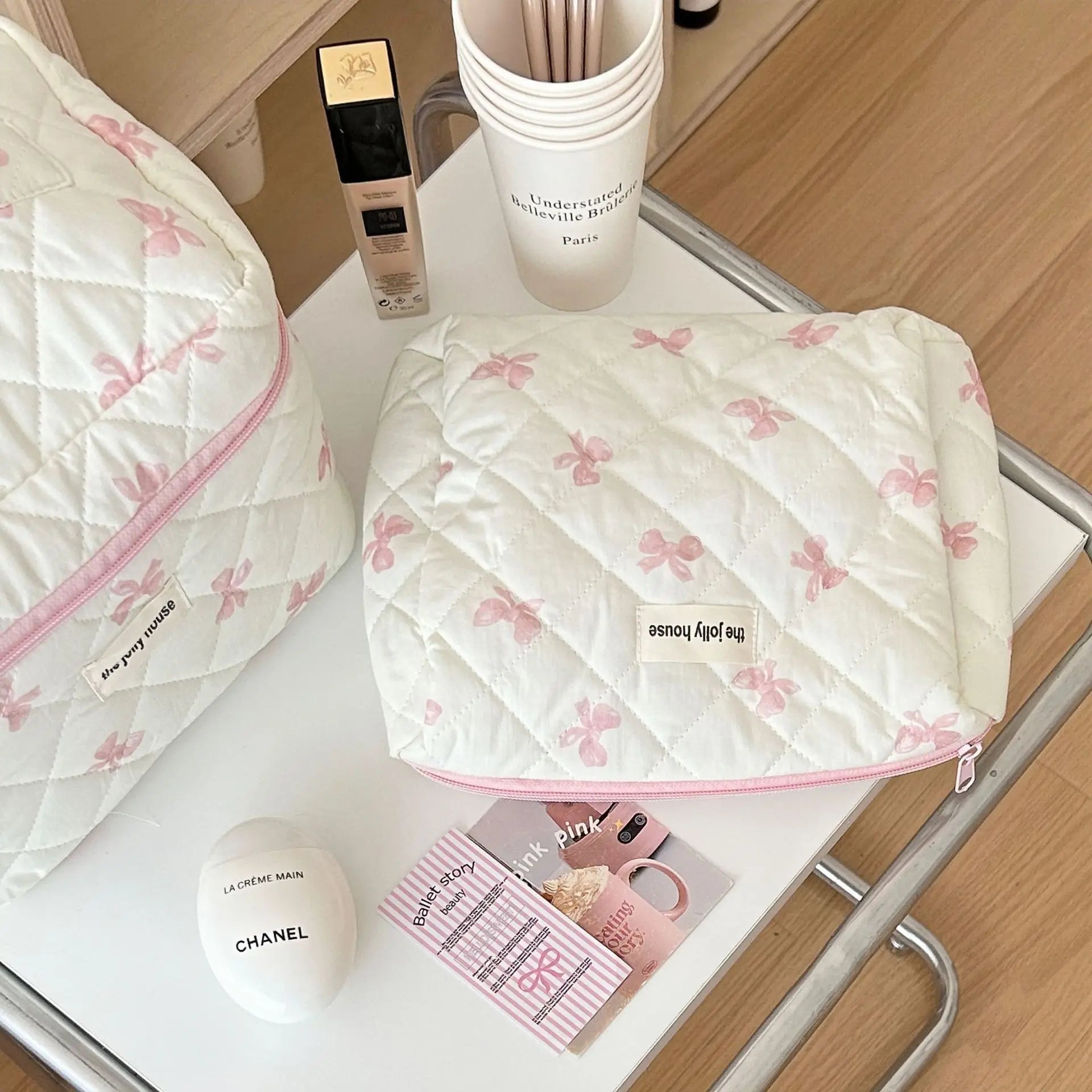 Bow - Makeup Bag & Toiletry Set