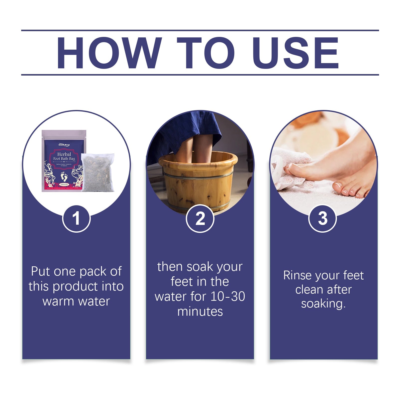 South Moon - Herbal Foot Bath Bag