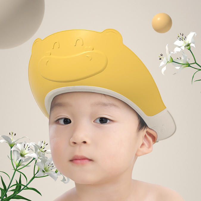 Kids Water Hat - Adjustable Infant Child and Toddler Waterproof Shower Hat