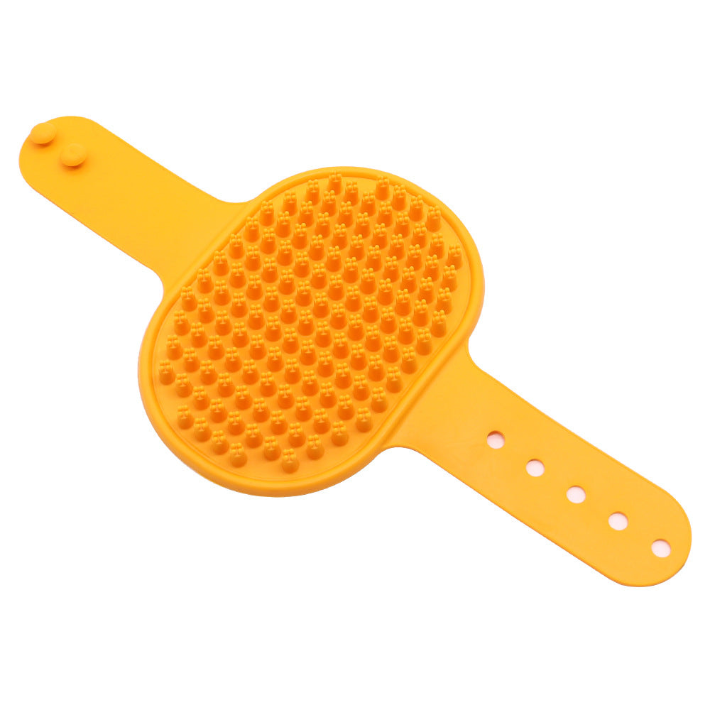 Soft Rubber Pet Brush - Pet Bath Silicone Comb Hair Remover & Massager