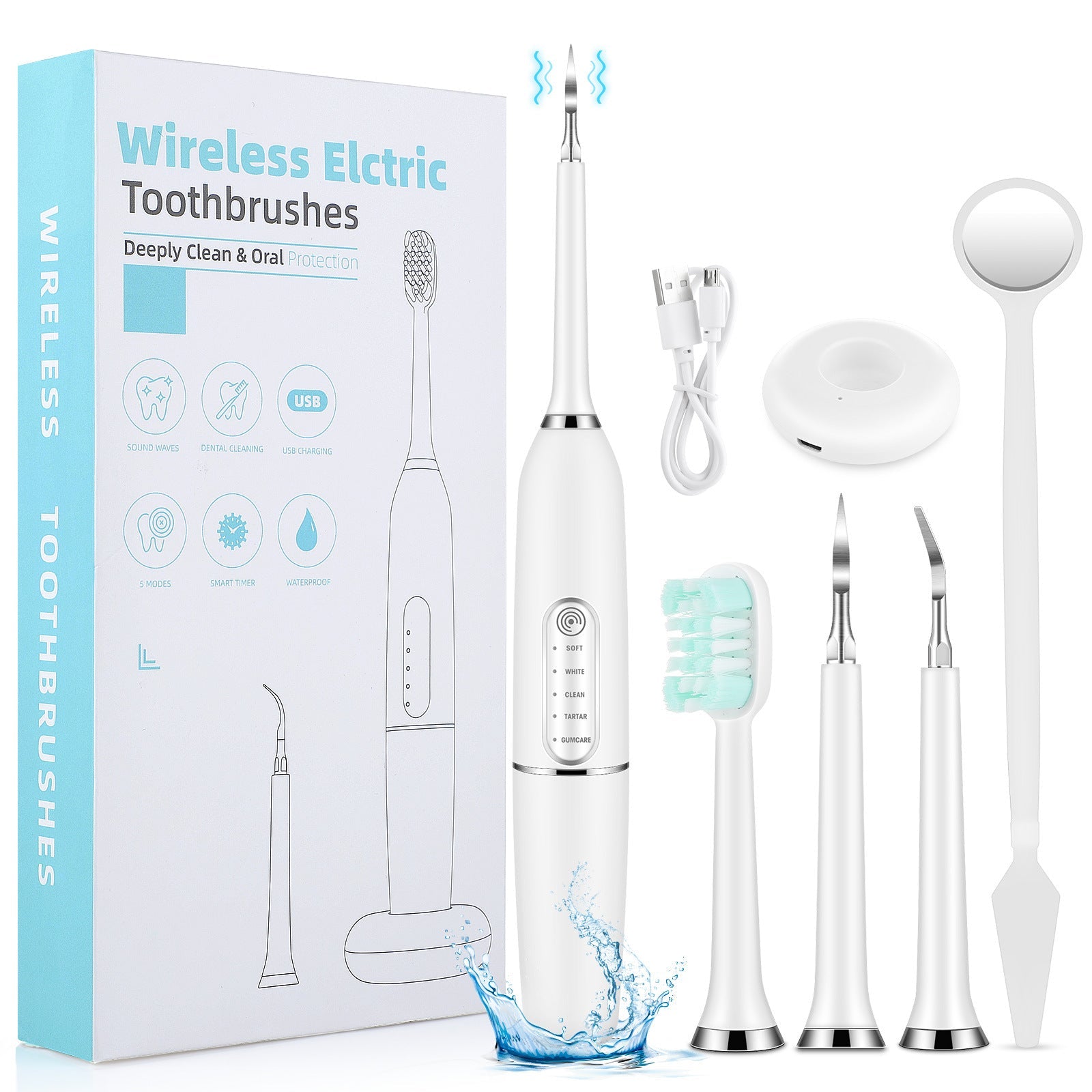 5-Speed Electric Toothbrush