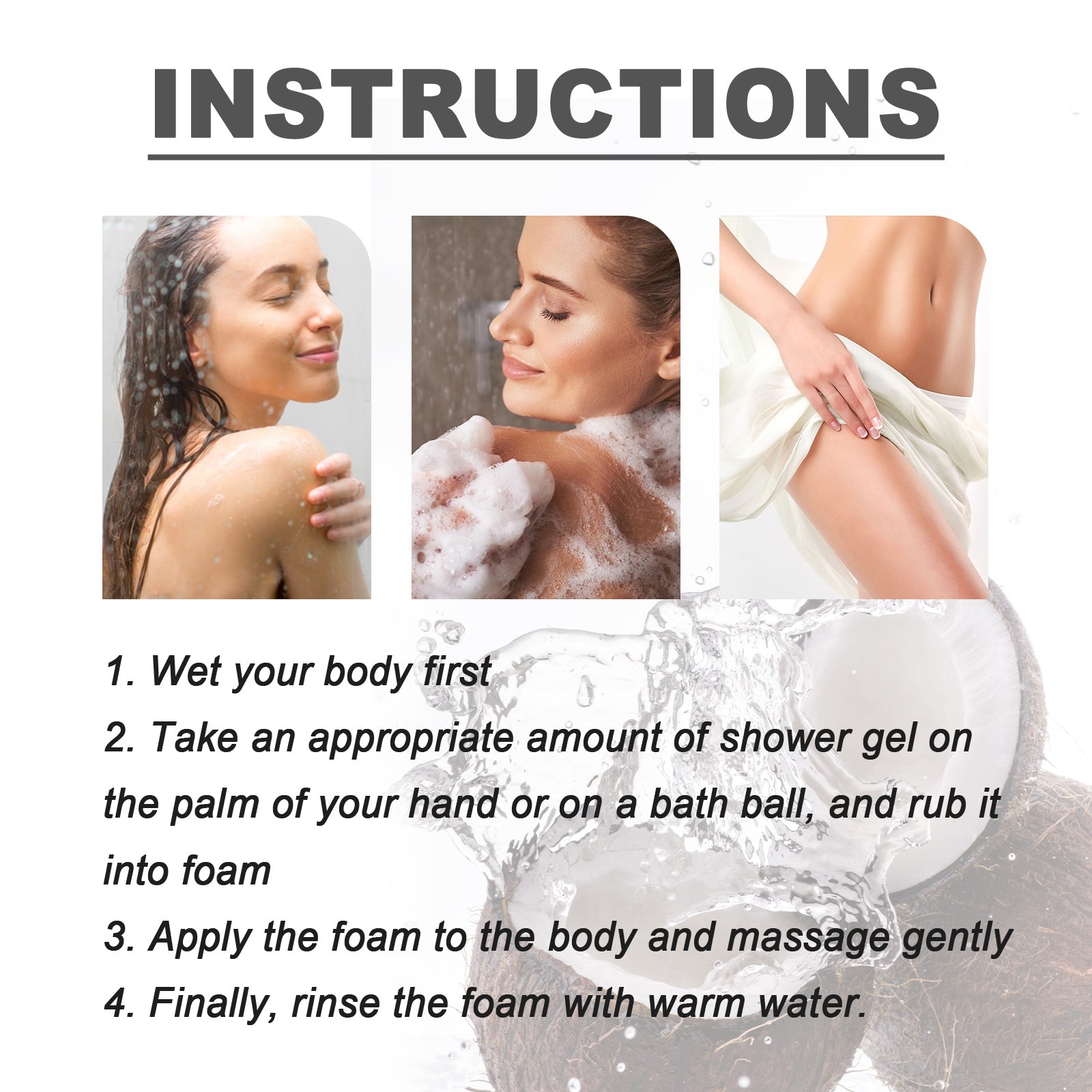 OceAura - Acidified Body Wash - Toasted Coconut