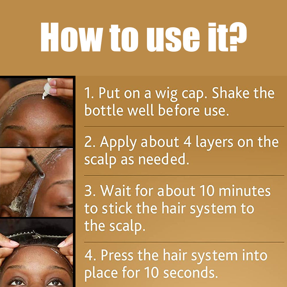 Eelhoe - Invisible Liquid Hair Adhesive/Wig Glue