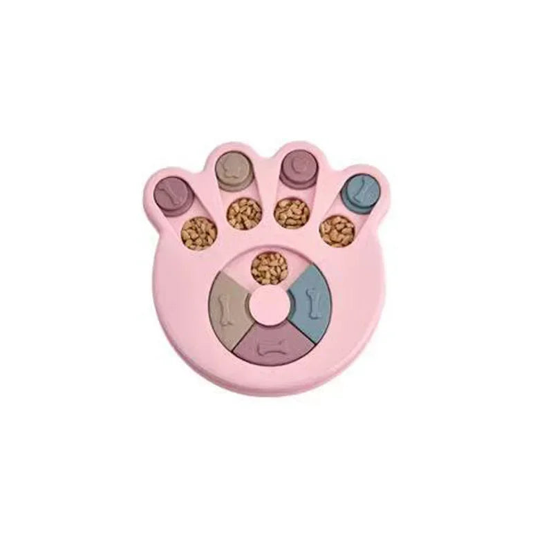 Pet Mental Stimulation Feeders - Puzzle Slow Food Dispenser Non Slip Bowl For Pets