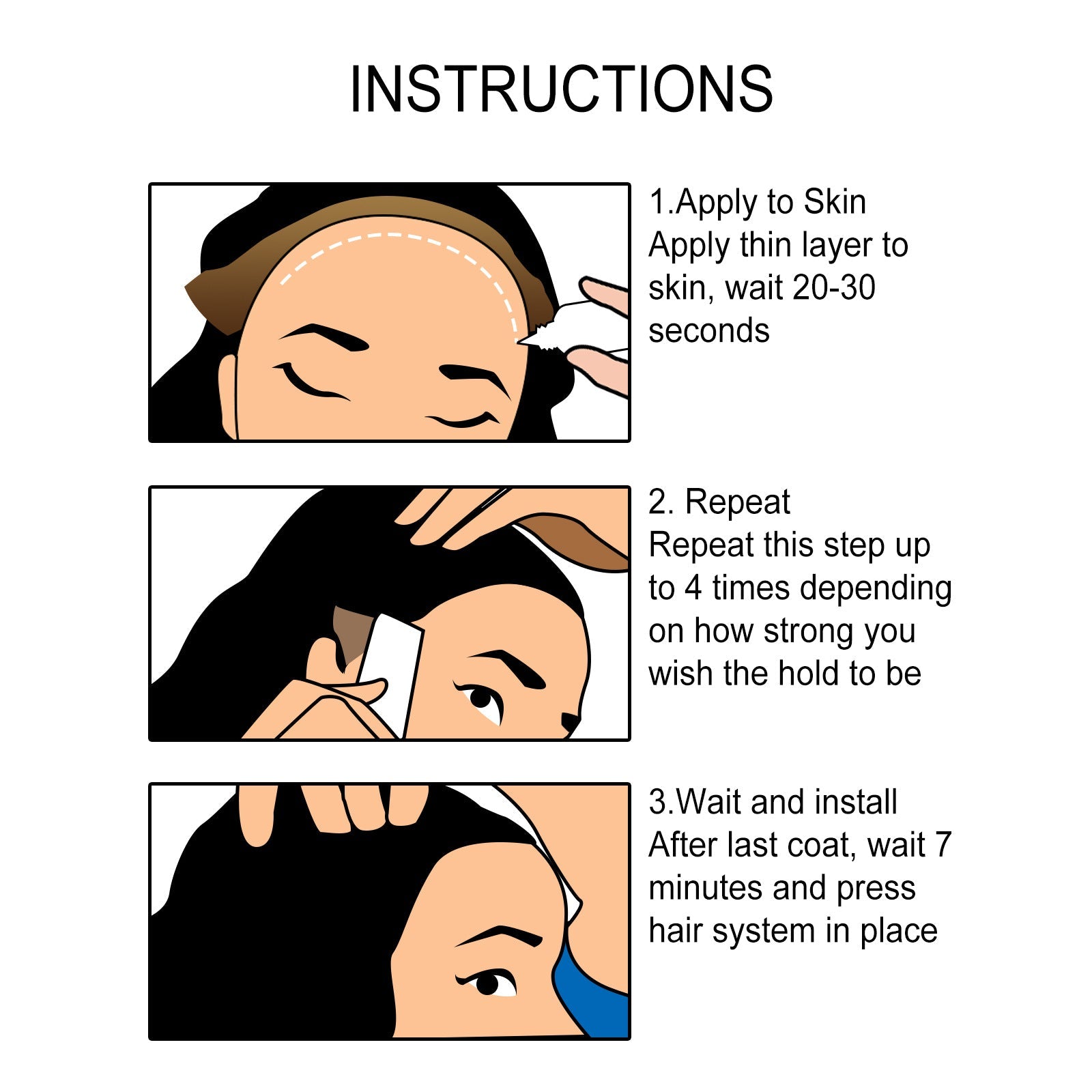 Jaysuing - No Trace Invisible Waterproof Wig Glue