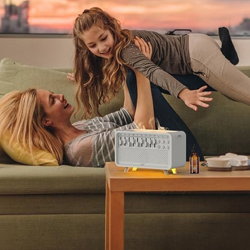 Radiohead - 8 Adjustable White Noise Aromatherapy Diffuser with Night Light, Bluetooth Speaker & Remote