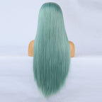 Teal - Goddess Wig Natural Realistic Chemical Fiber Front Lace 22”-26”