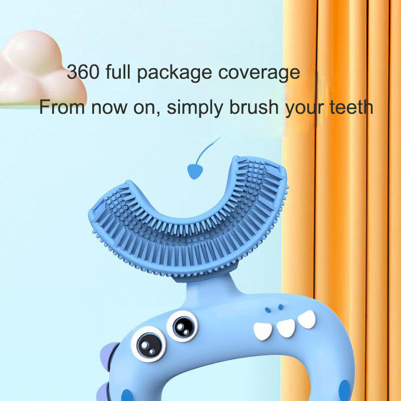 Children's U-Shaped Silicone Toddler Toothbrush