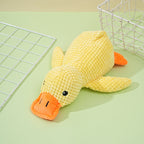 Dog’s Plush Companion - Duck Toy for Biting and Teeth Cleaning with Sound