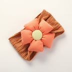 Flower Baby - Jacquard Nylon Soft Wide-Brimmed Baby Headband