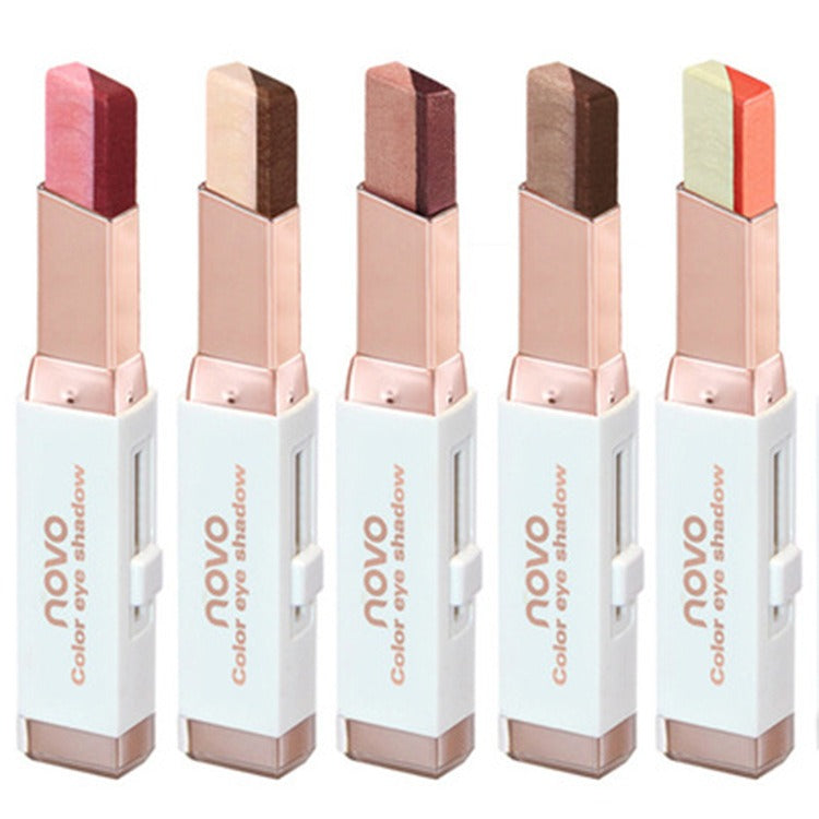 Novo - Color Eyeshadow Stereo Gradient Shimmer Double Color Cream Stick