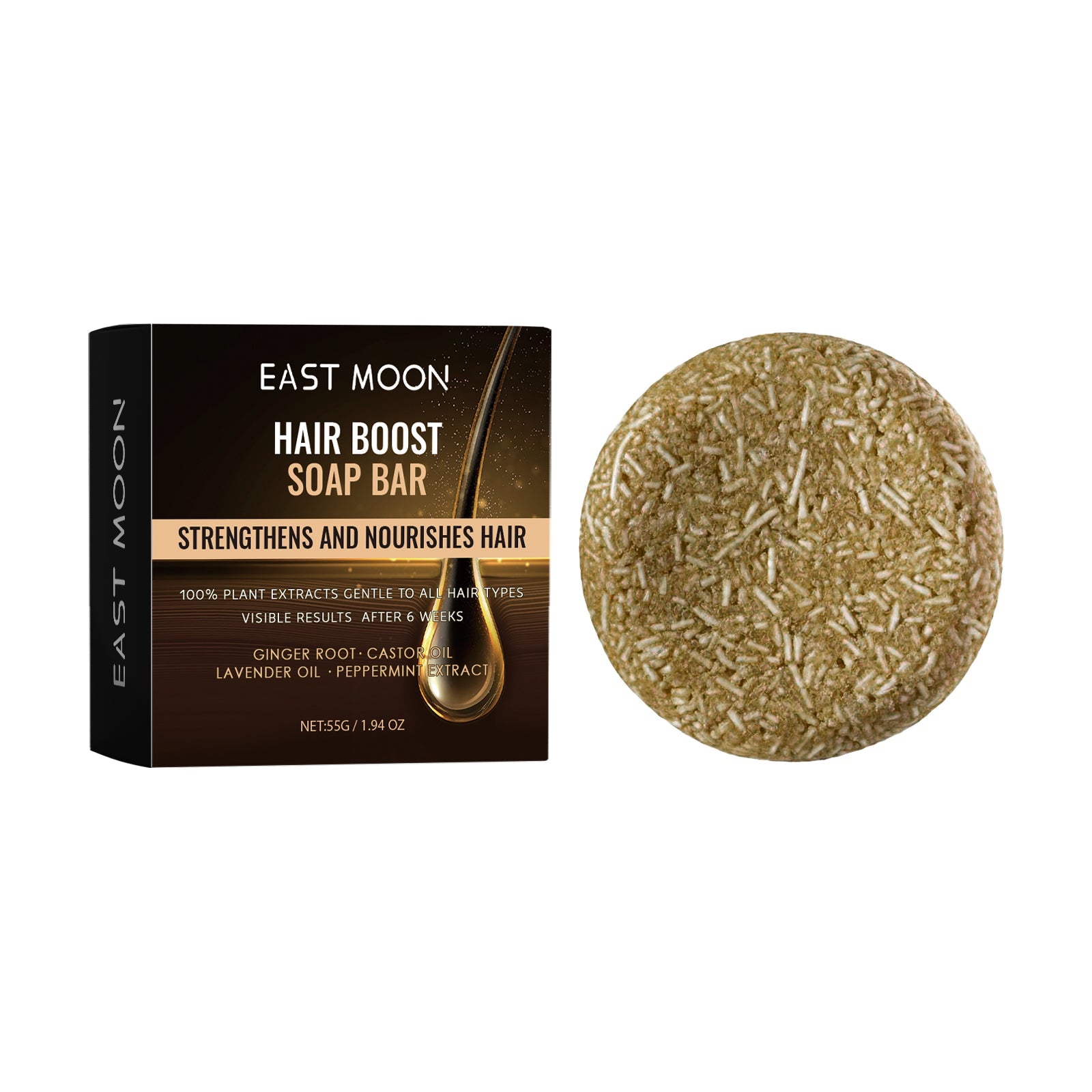 East Moon - Men's Hair Boost Soap Bar