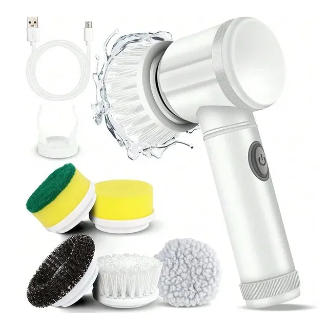 Bathroom Spin Scrubber - Electric Spin Scrubber Bathroom Cleaning Power Brush