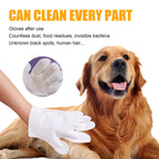 Yegbong - Pet Wash-Free Herbal Gloves, Cleaning Wipes No-Bath No-Wash Non-Woven Gloves
