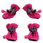 Pet Shoes - 4 Piece Pet Shoes Anti-slip Pet Booties