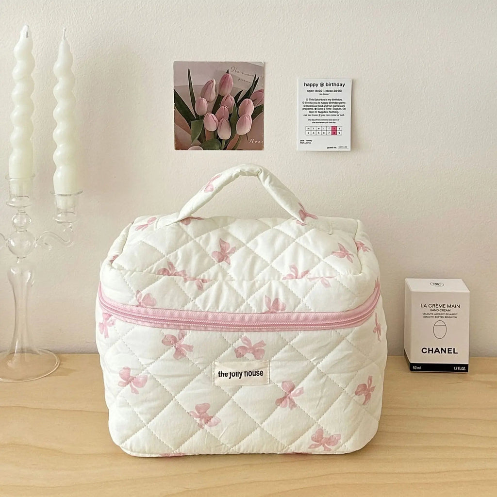 Bow - Makeup Bag & Toiletry Set