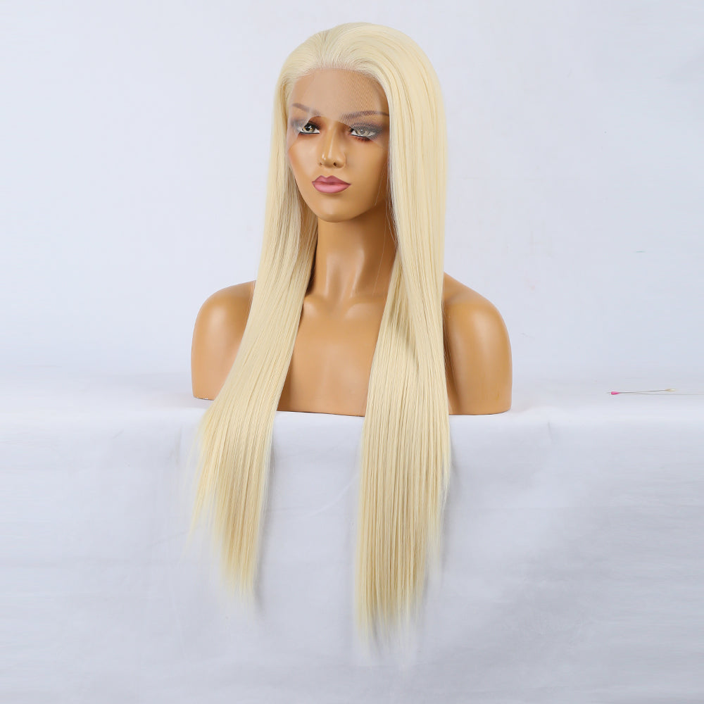 Blonde - Goddess Wig Natural Realistic Chemical Fiber Front Lace 14”-26”