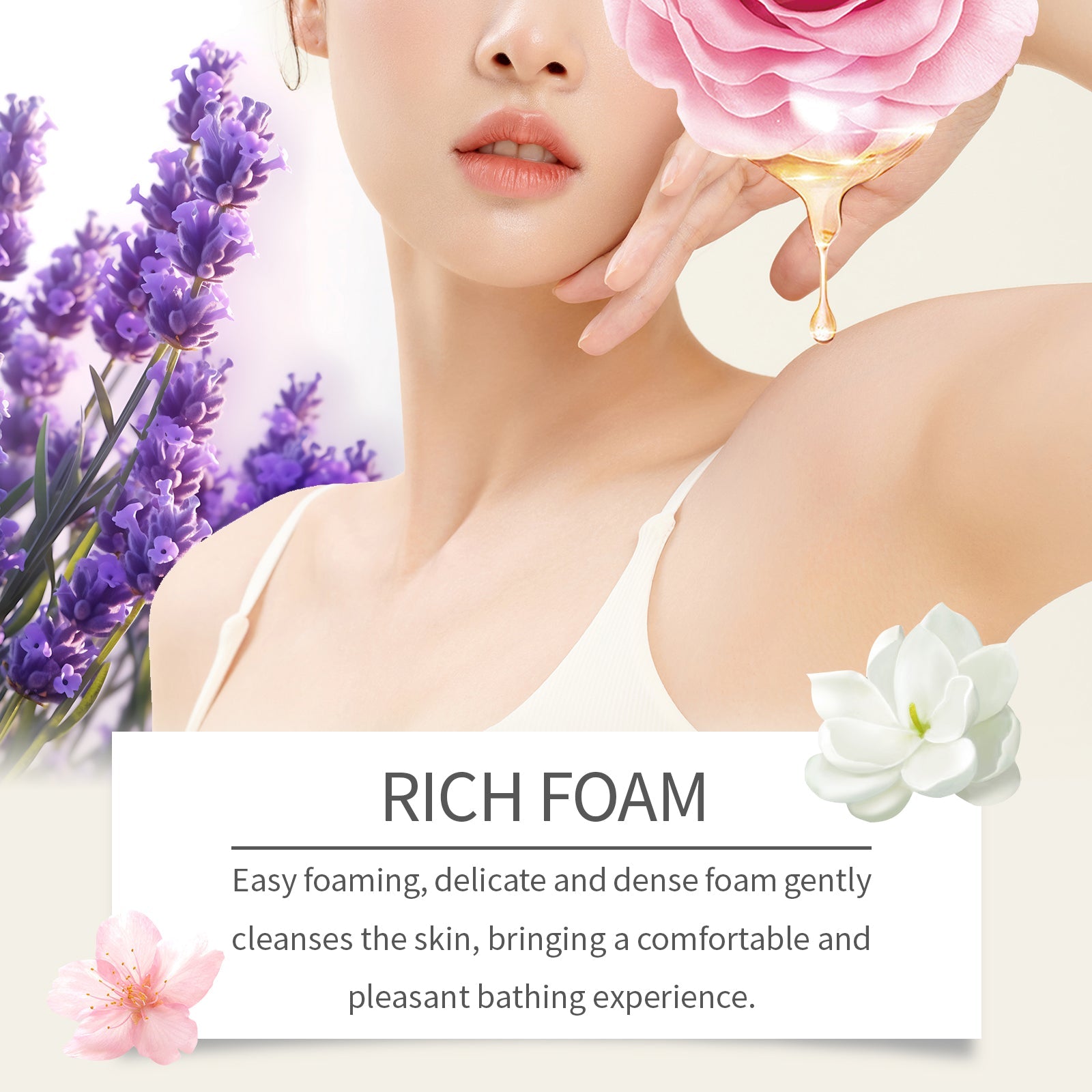 Viareline - Rose Shower Gel