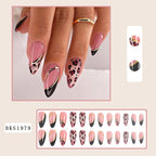 Nail Art - Mid Length Almond Nails (10 Sets/Multi Option)