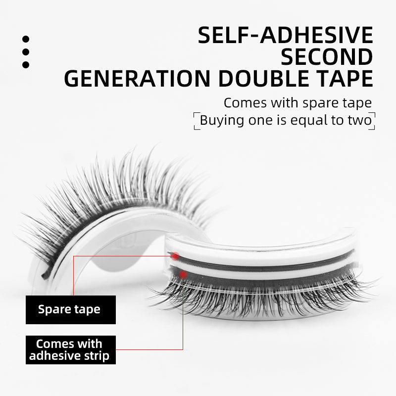 Glue-Free Self-Adhesive False Eyelashes - Spare Glue Strip