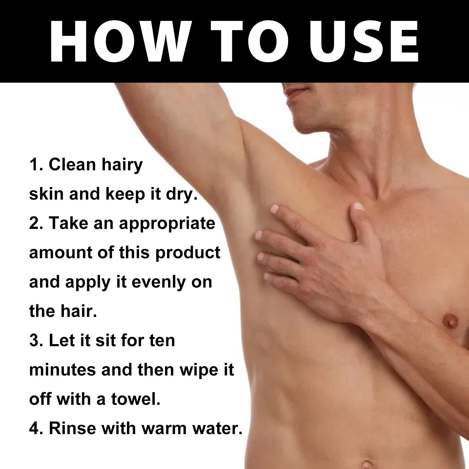 East Moon - Men’s Intimate Hair Removal Cream