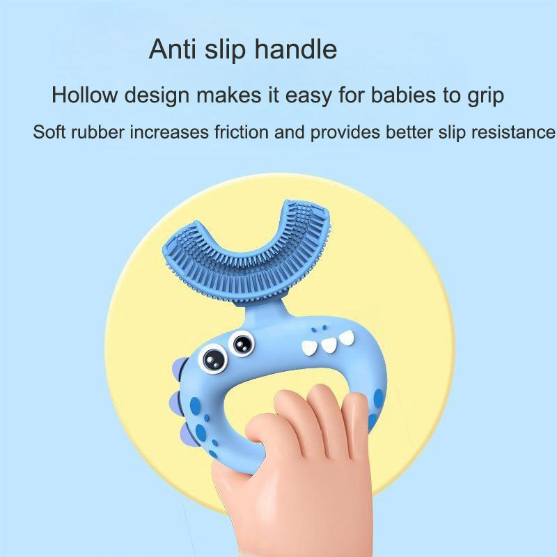 Children's U-Shaped Silicone Toddler Toothbrush