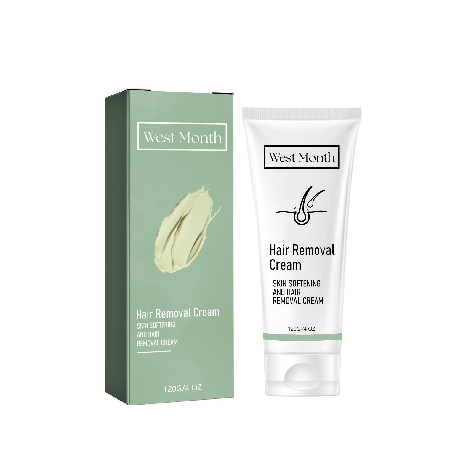 West Month - Hair Removal Cream, Full Body