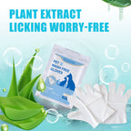 Yegbong - Pet Wash-Free Herbal Gloves, Cleaning Wipes No-Bath No-Wash Non-Woven Gloves
