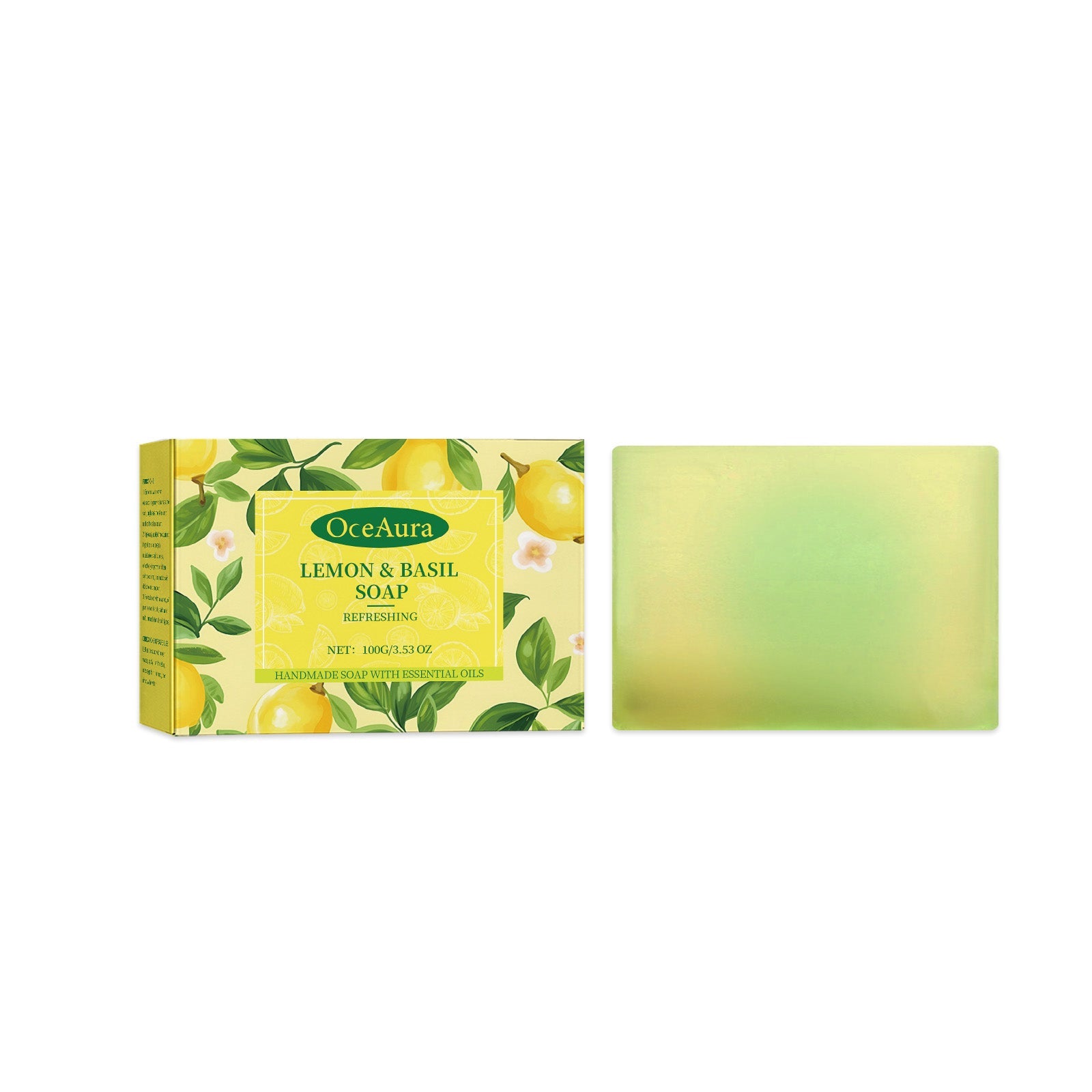OceAura - Lemon & Basil Soap