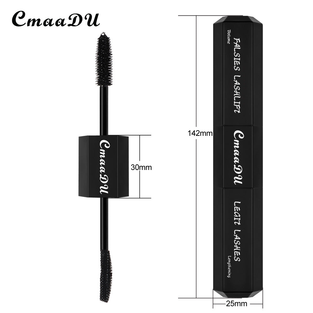 CmaaDu - 2 In 1 Falsies LashLift (Volume) & Legit Lashes (Lengthening) Long Lasting Waterproof Mascara