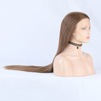 Basic Brown - Goddess Wig Natural Realistic Chemical Fiber Front Lace 22”-26”