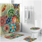 Bohemian Style - 3D Polyester Waterproof and Mold Proof Bathroom Sets