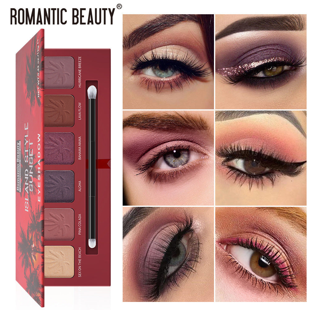 Romantic Beauty - Island Style Sunset Eye Shadow Palatte