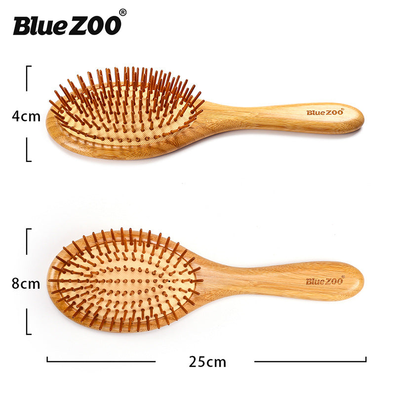 BlueZOO - Massage Air Cushion Bamboo Bristle Needle Brush