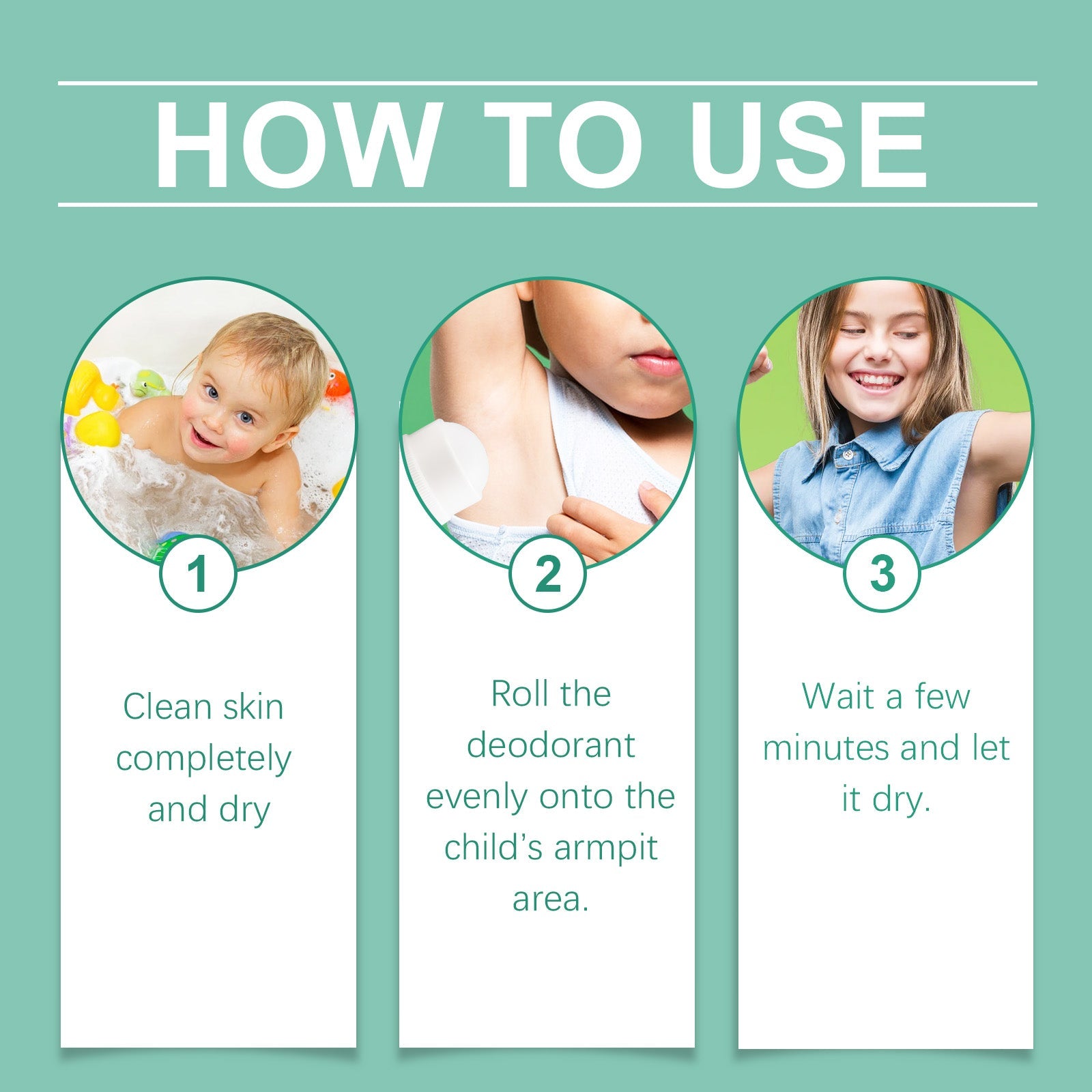 Wiieey - Kids Deodorant Mild & Soft Plant Based