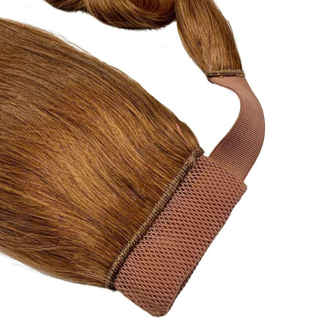 Private Label - Auburn 100% Human Hair Ponytail Extension