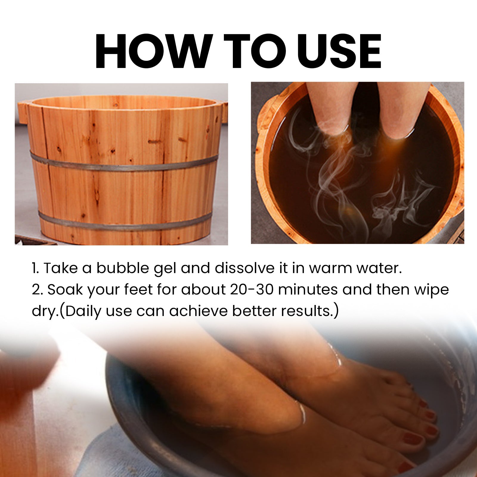 South Moon - Foot Inflammation Bath Soothing Gel Beads