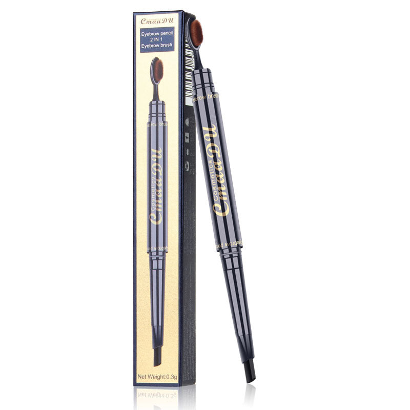CmaaDu - 2 In 1 Eyebrow Pencil & Brush