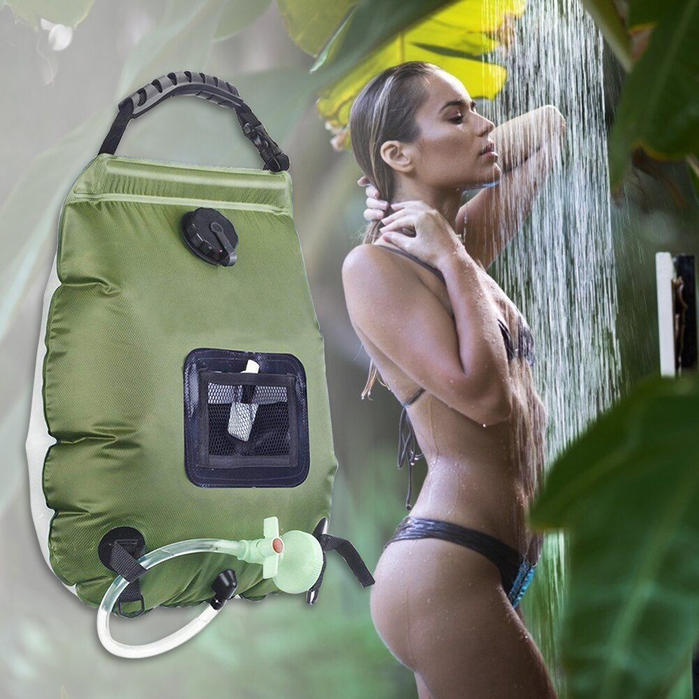 Portable Shower - 20L Summer Campers Sun Absorb Portable Shower Bag