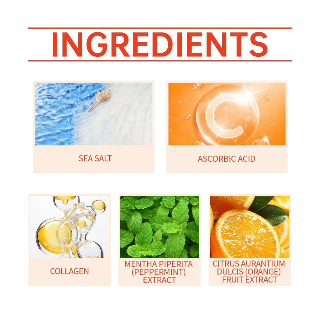 OceAura - Body Clear Scrub with Vitamin C, Collagen & Mint