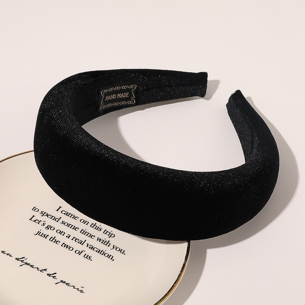 Classic - Wide Edge Velvet Sponge Headband