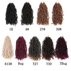 Multi Colored Options - Fiber Synthetic Crochet NuLocs 18” - 36”