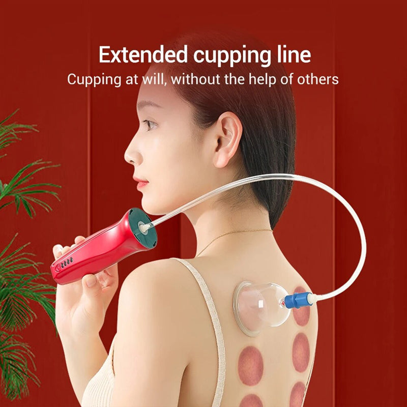Electric Cupping Therapy Device - Multifunctional Vacuum Cupping & Scraping Massager